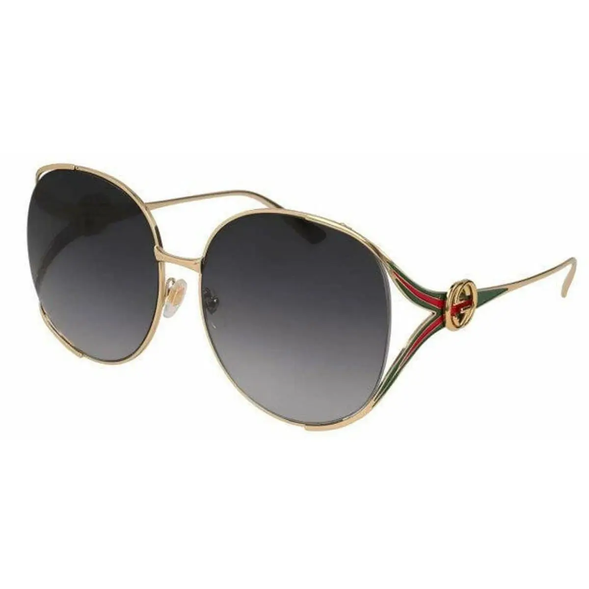 Gucci Gray Gradient Lens 63-17-130mm Women`s Sunglasses GG0225S 001
