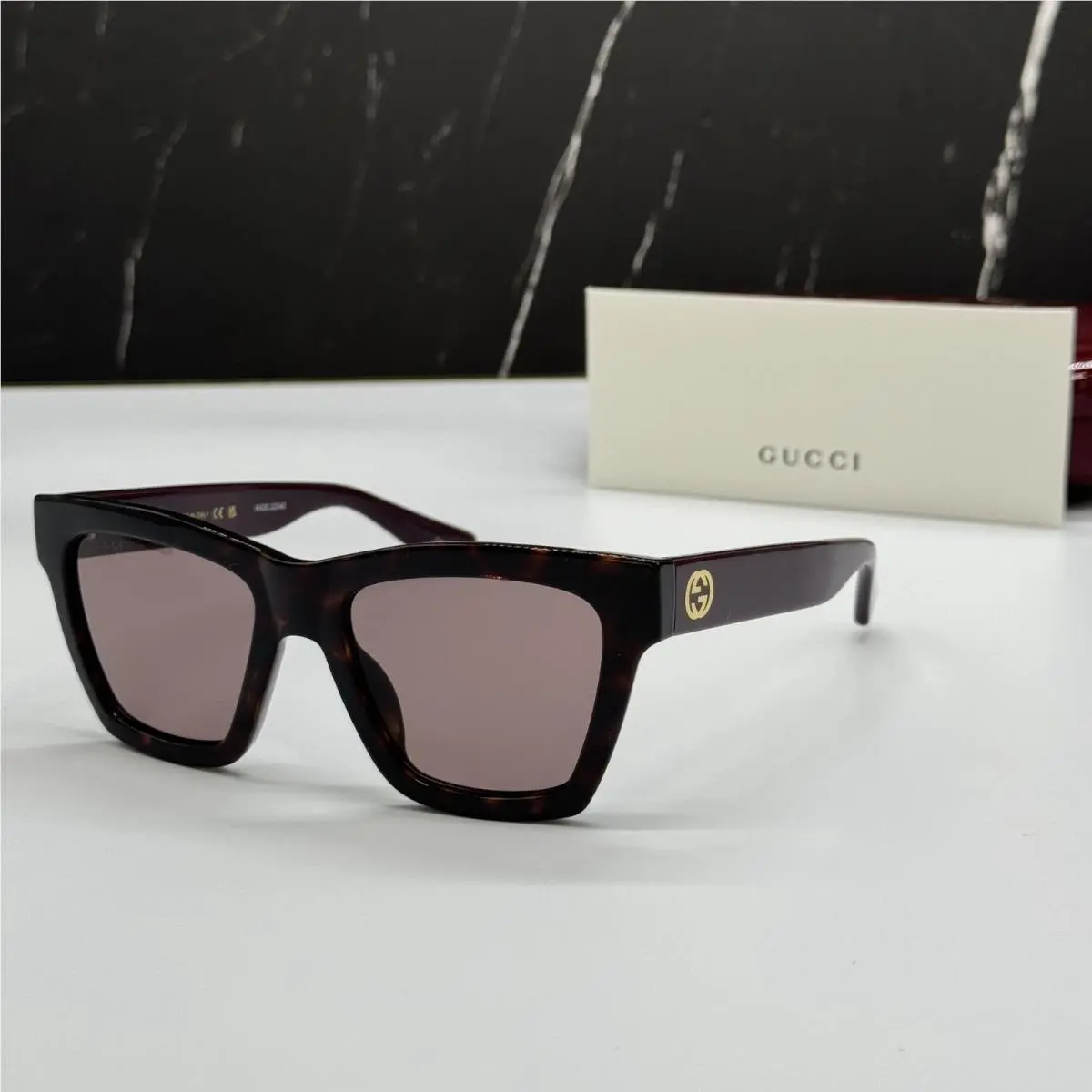 Sunglasses Havana Women Eyewear  GG1714S 007 by Gucci