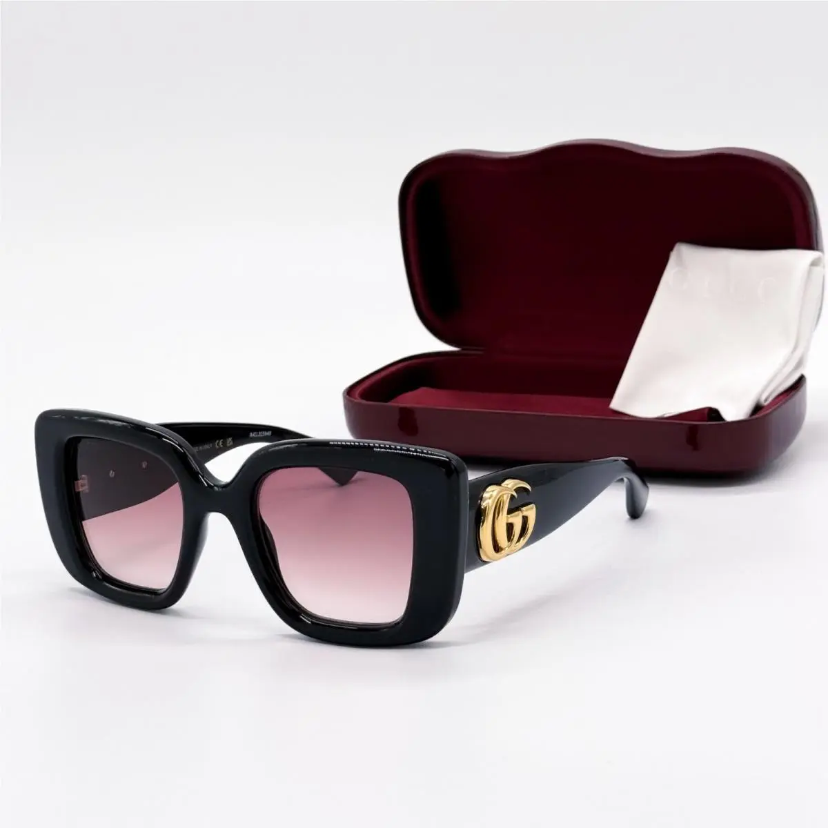 Sunglasses Black Brown Women Eyewear  GG1975S 001 by Gucci