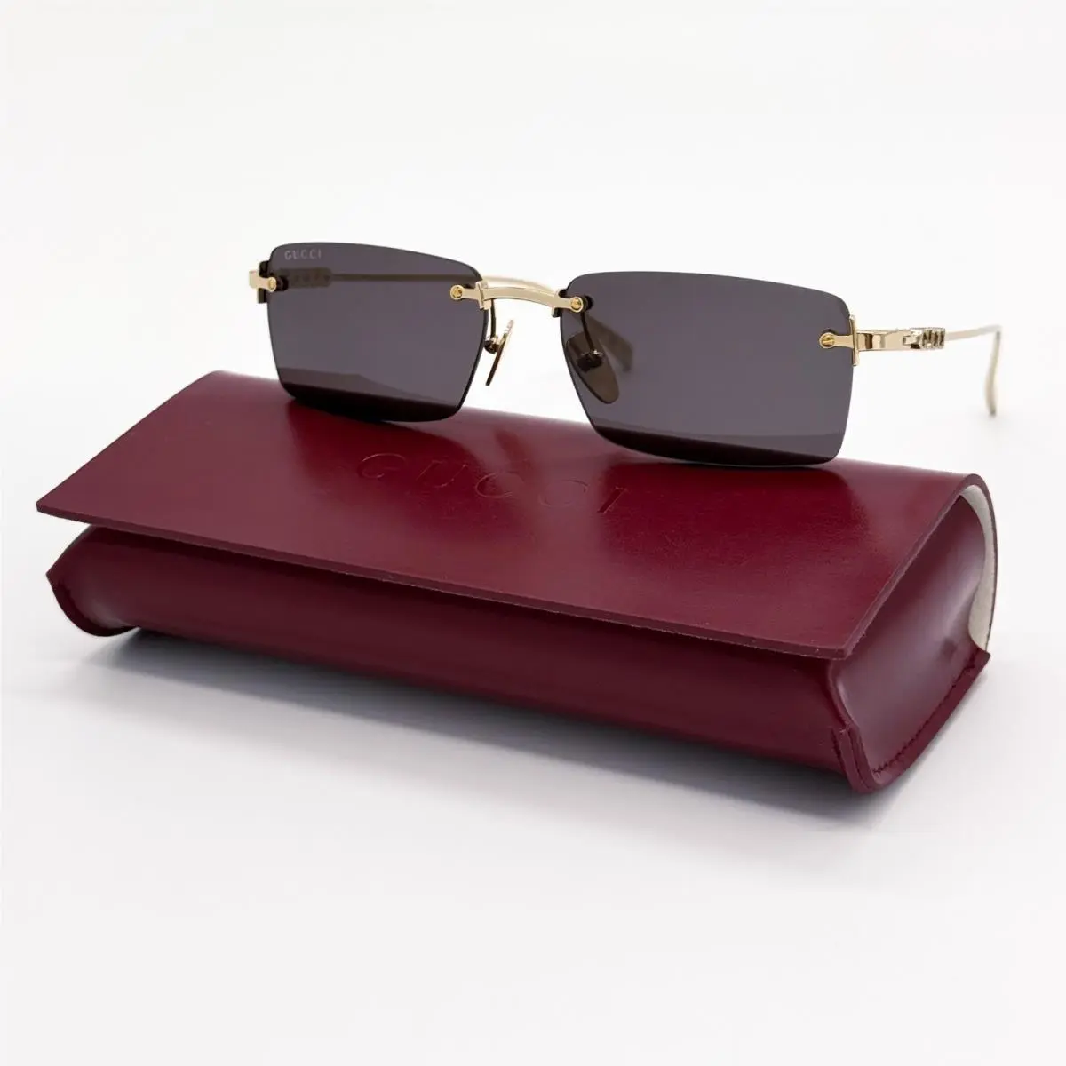 Gucci Sunglasses Gold Men Eyewear Gucci GG1941S 001