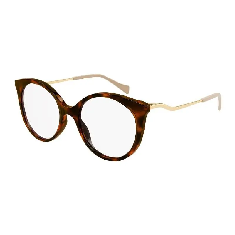 GG1009O Eyeglasses Eye Glasses 001 Havana/gold 52mm Women by Gucci