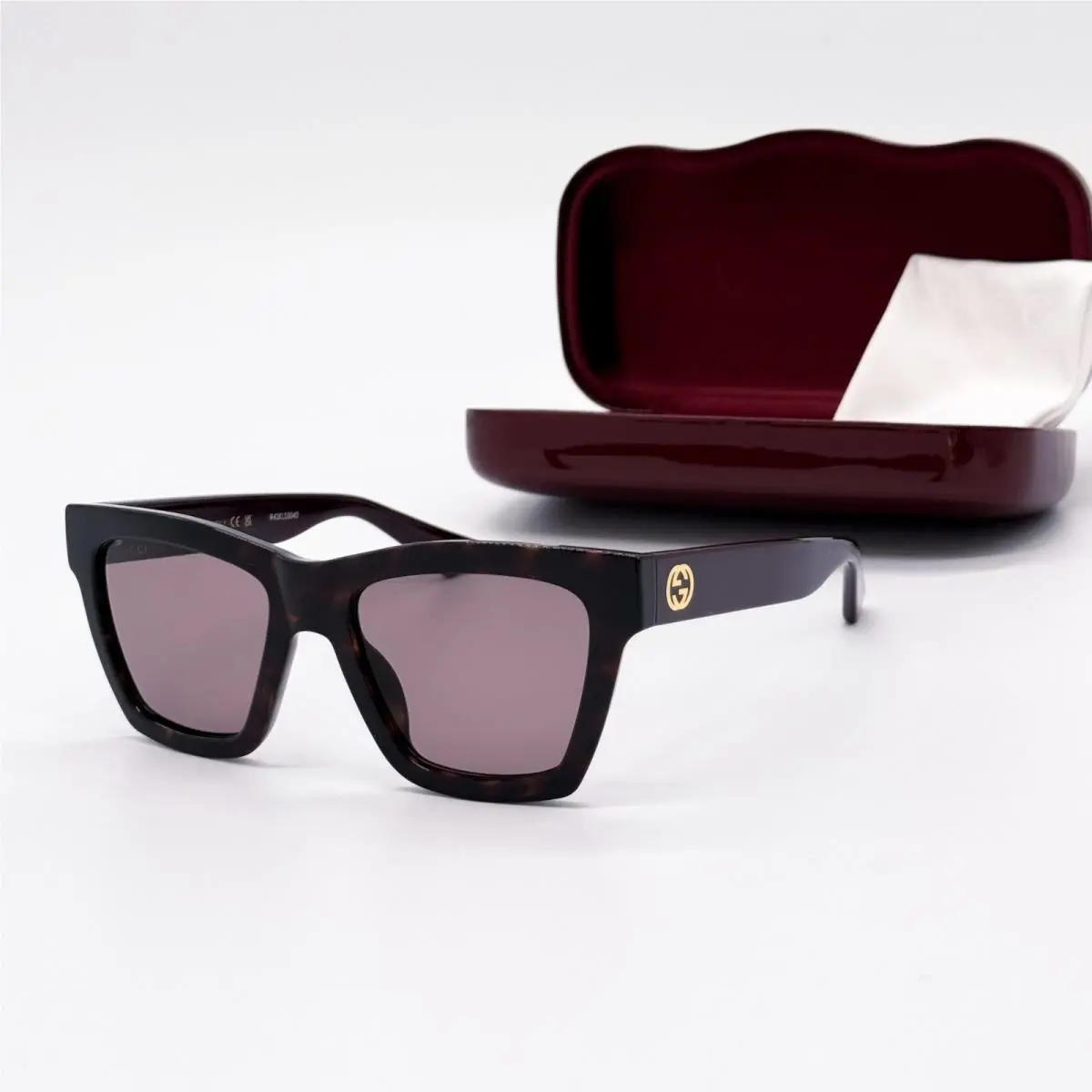 Sunglasses Havana Purple Women Eyewear  GG1714S 007 by Gucci