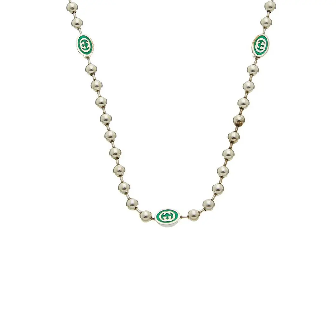 Gucci Silver Necklace Women`s