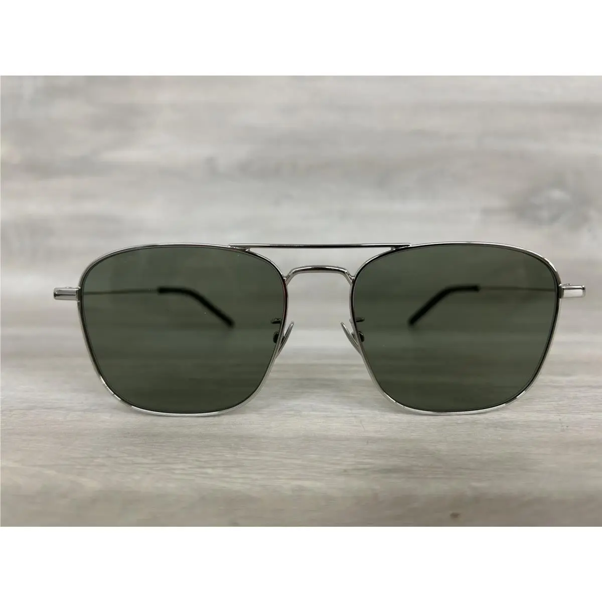 Saint Laurent SL 309 Rimless Metal Aviator Sunglasses Unisex 57-15-1 PO1022282