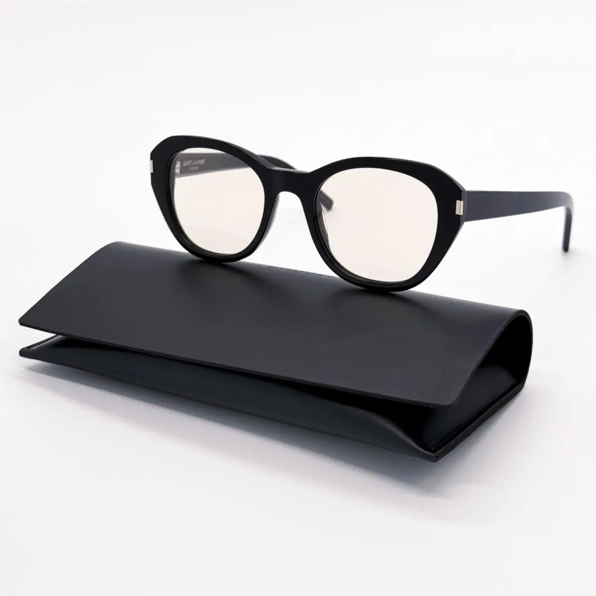 Saint Laurent SL 604 001 Black Yellow Unisex Sunglasses Saint Laurent SL604 by Yves Saint Laurent