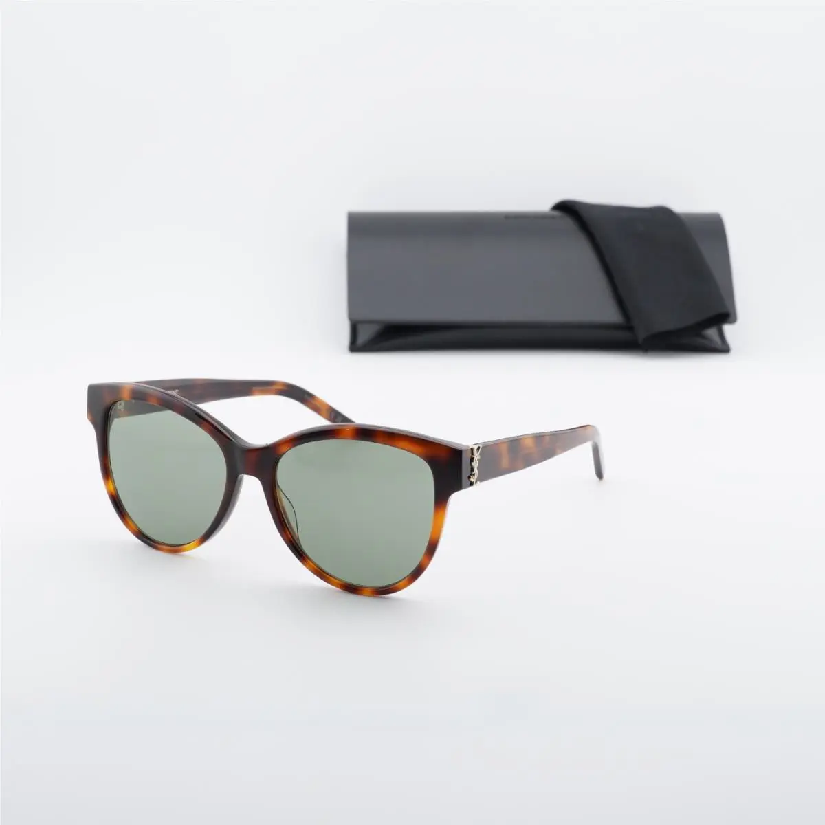 Saint Laurent SLM107 003 Havana/green 55-16-140 Sunglasses by Yves Saint Laurent