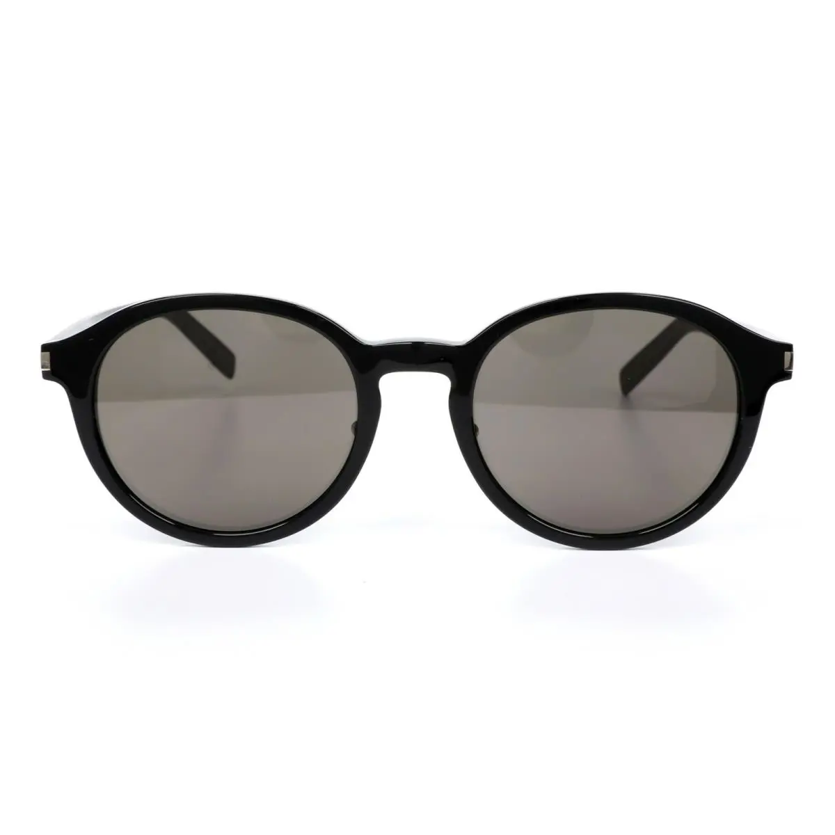 Saint Laurent Slim SL169/F 001 Round Black Sunglasses Shades 271498