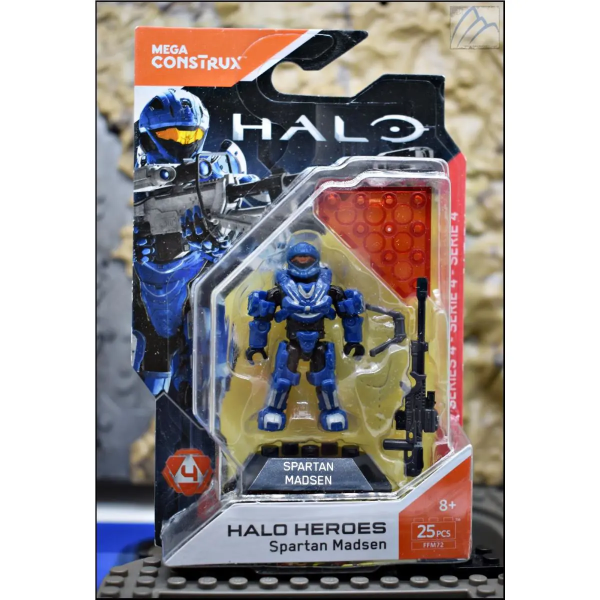 Halo Heroes 4 Mega Bloks Construx Spartan Madsen Figure FFM72 Majestic Team