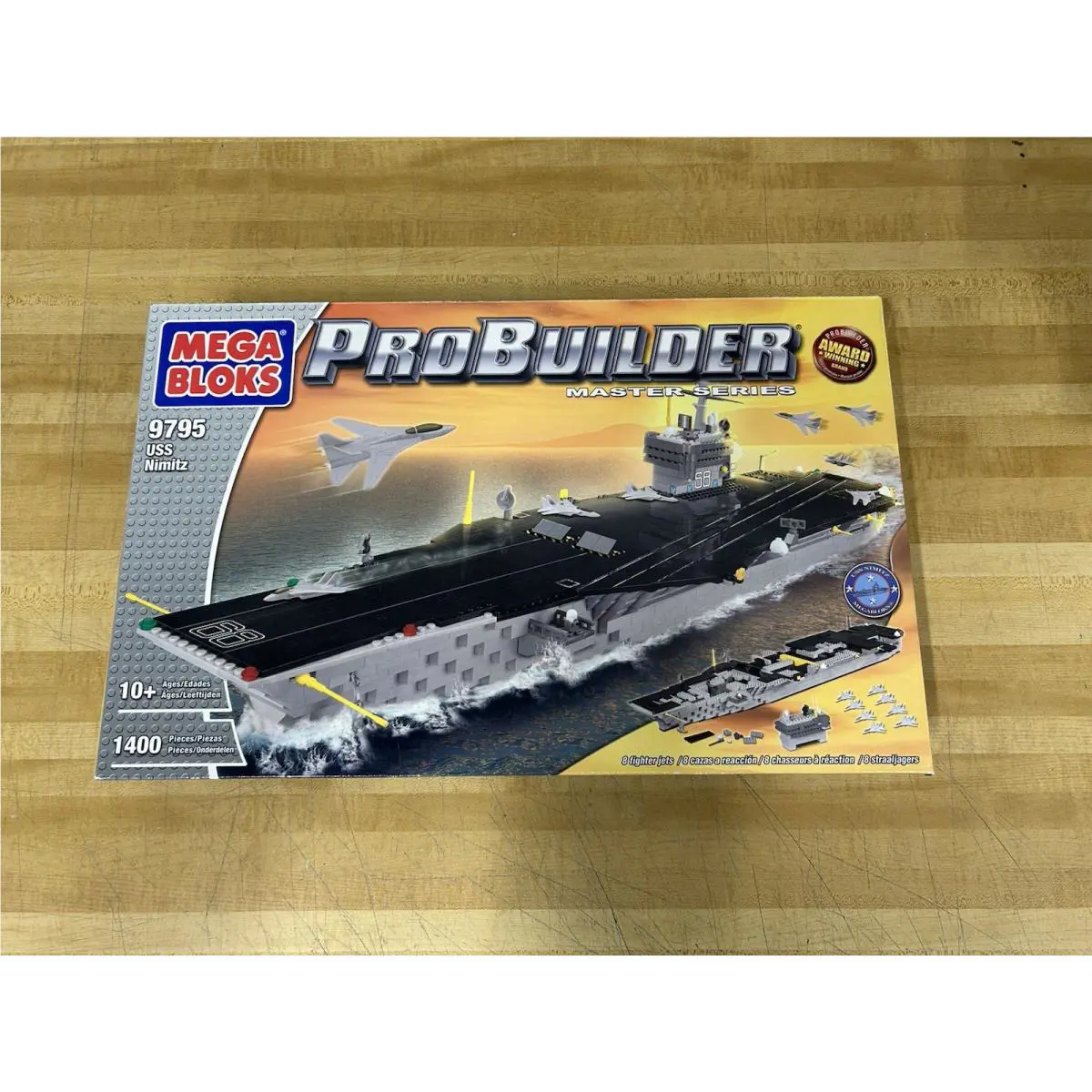 Mega Bloks Probuilder Master Series Uss Nimitz 9795 Box