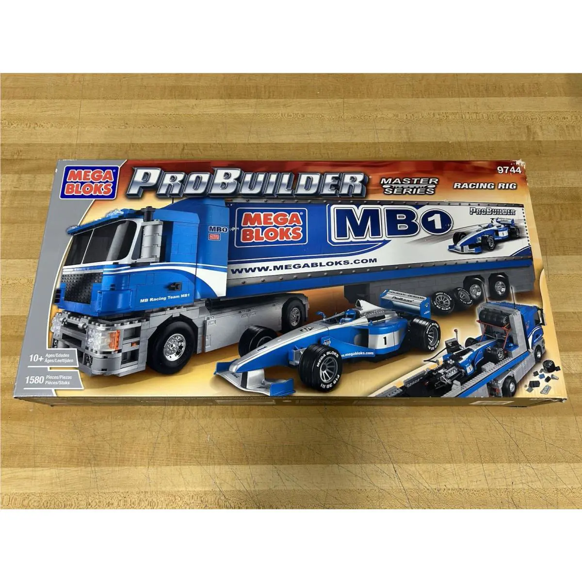 Mega Bloks 9744 - Racing Rig Pro Builder 1580 Pcs - Box