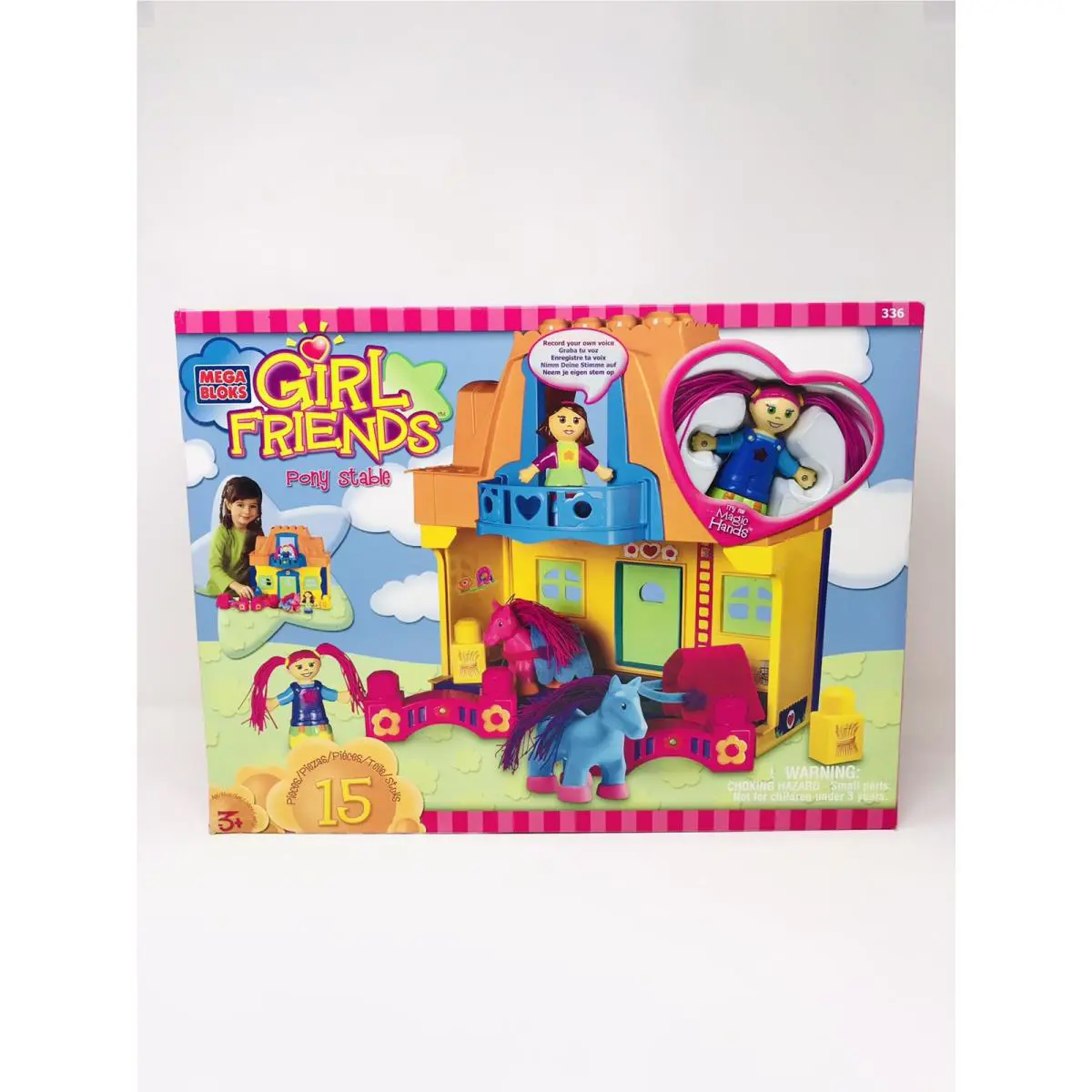Mega Bloks Girl Friends Pony Stable 336 Building Set 2002 Rare