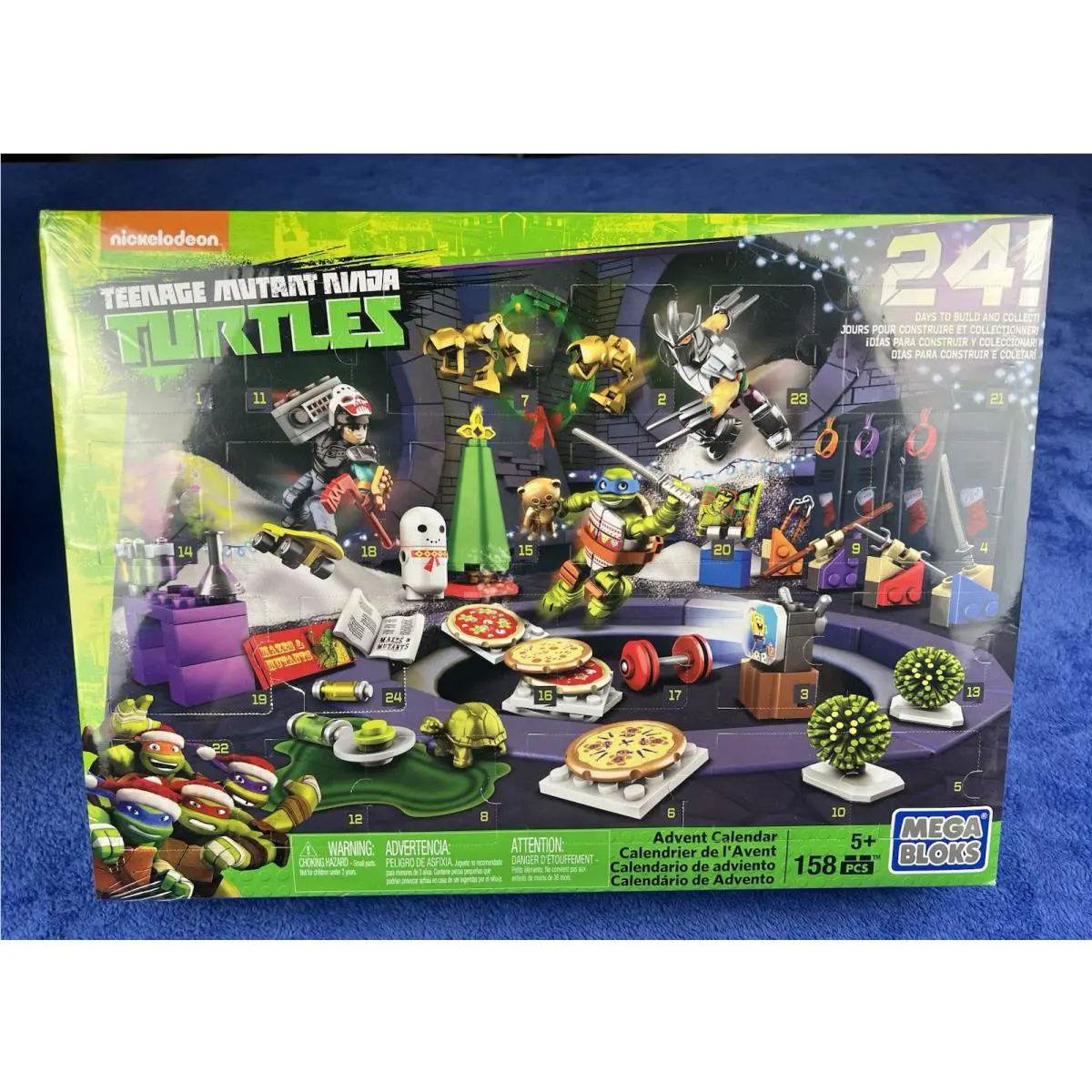 Mega Bloks Advent Calendar Teenage Mutant Ninja Turtles Retired