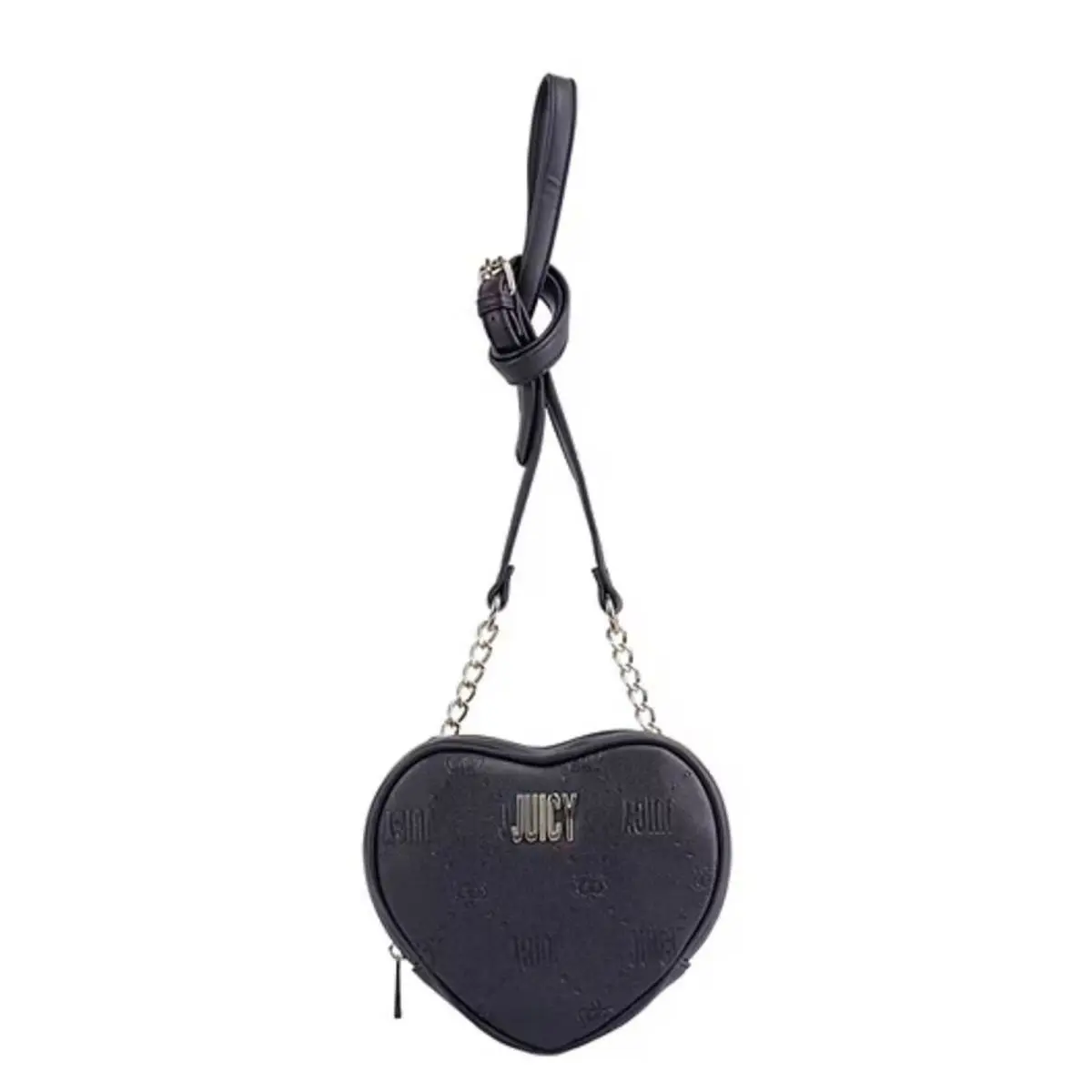 Black Heart Crossbody Purse Bag BY Juicy Couture Next Crown Love Valentine