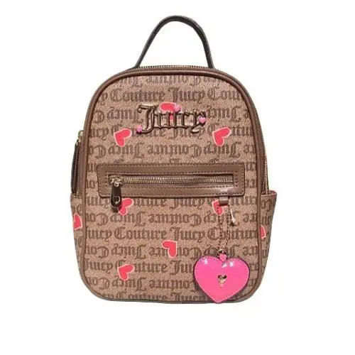 Juicy Couture I Heart Juicy Backpack Chino/chestnut - Handle/Strap: Brown, Hardware: Gold, Exterior: Chestnut