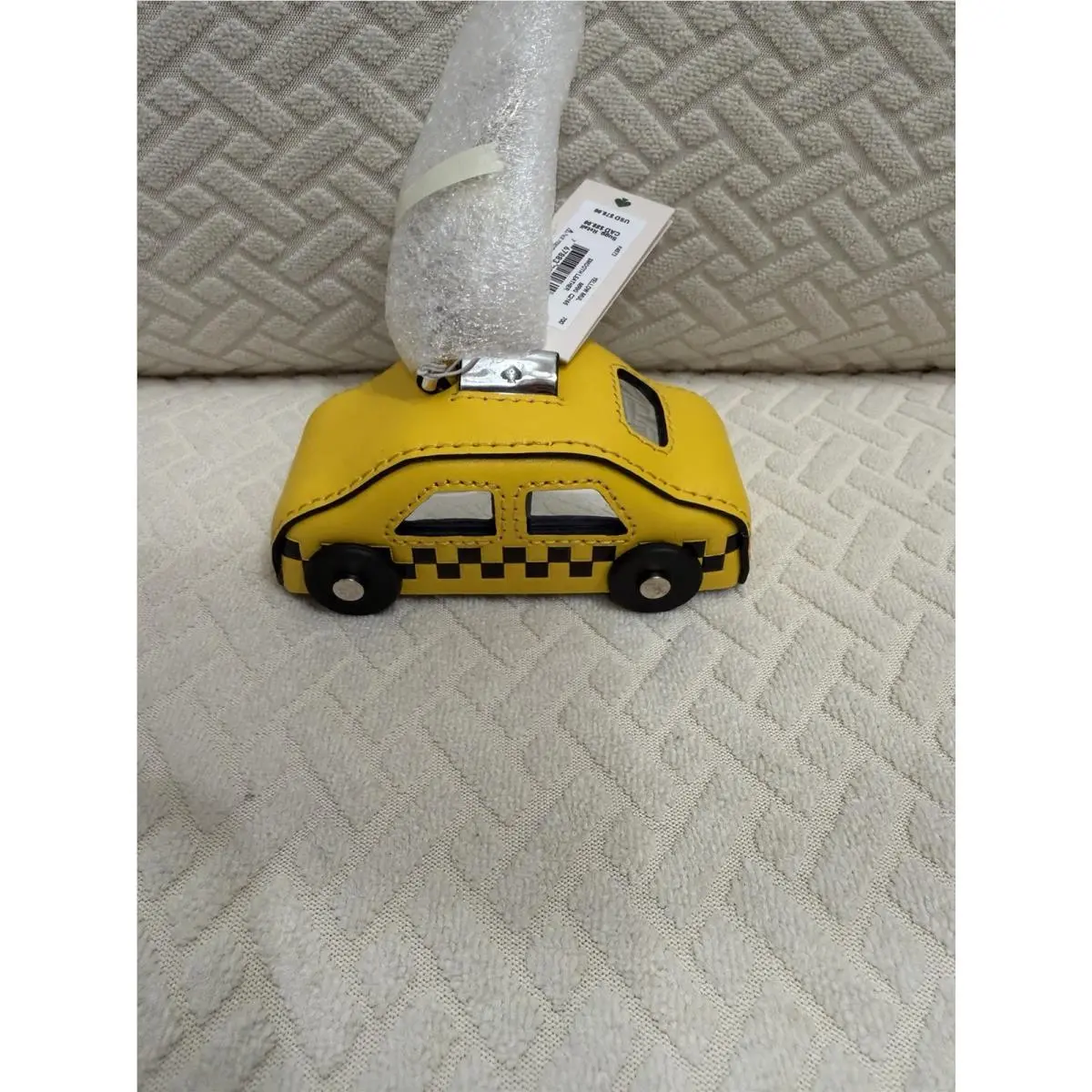 Kate Spade On a Roll Taxi Keychain/bag Charm