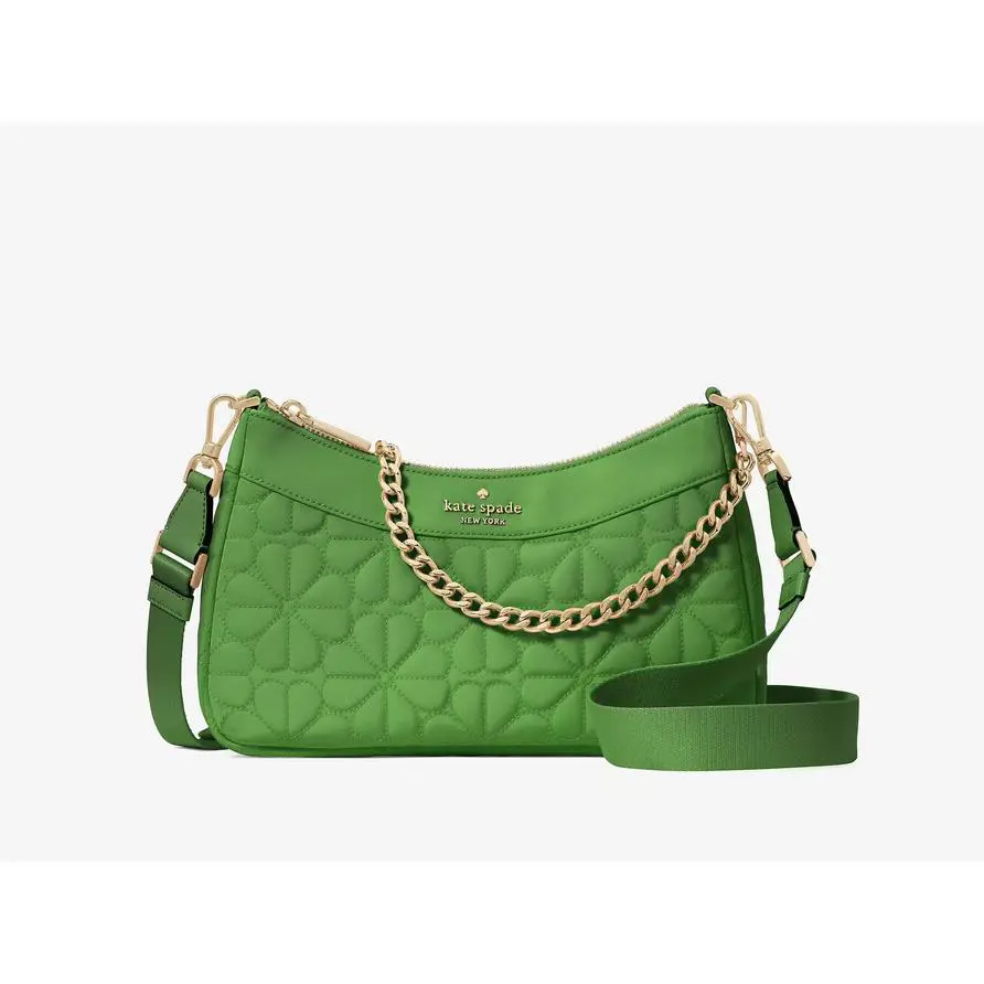 Kate Spade New York Spade Flower Quilted Fabric Convertible Crossbody - Gorgeous