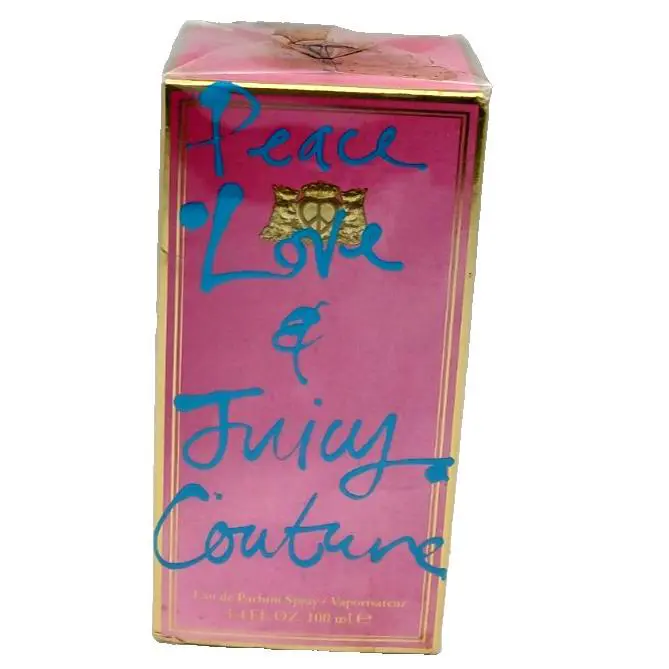 Peace Love Juicy Couture 3.4 FL . OZ / 100 ML Eau DE Perfume Spray Women