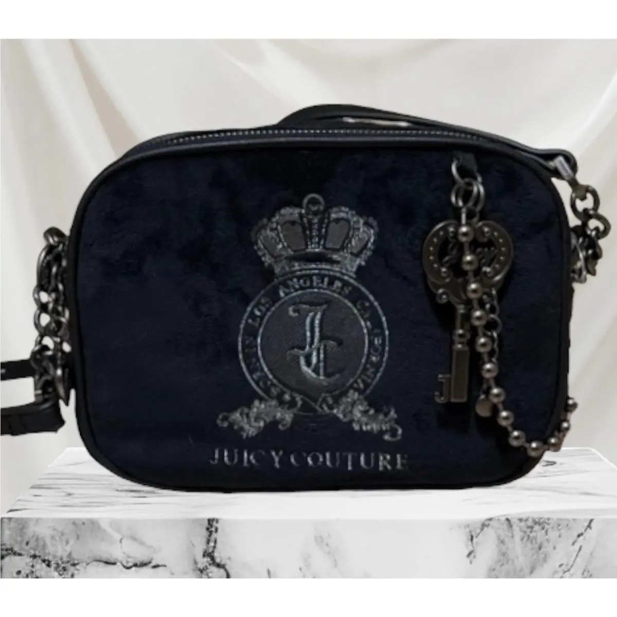Juicy Couture Classic Lover Liqourice Black Camera Bag