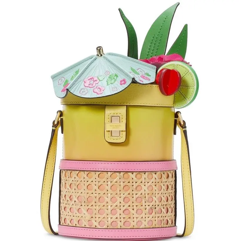 Kate Spade Playa Ombre Leather 3D Crossbody Bag Multi Novelty Collector Item