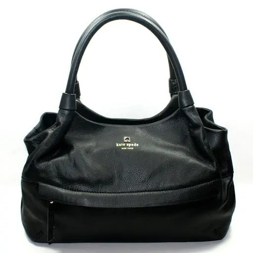 Kate Spade Stevie Grant Park Black Leather Shoulder Bag WKRU1639 Handbags