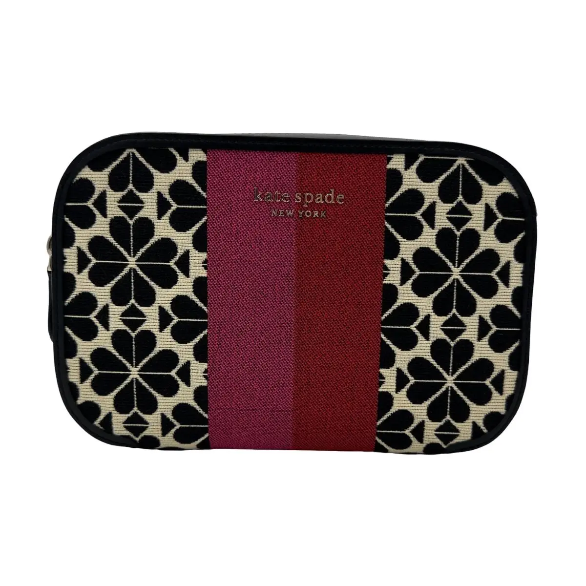 Kate Spade Flower Jacquard Stripe Medium Camera Bag - Multicolor