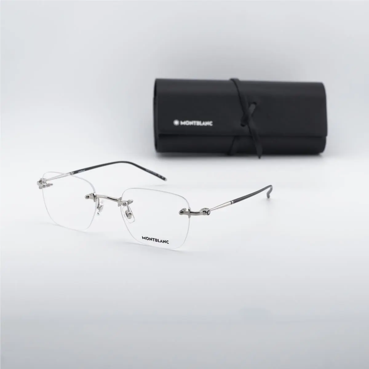 Montblanc MB0130O 001 Shiny Black 53mm Eyeglasses