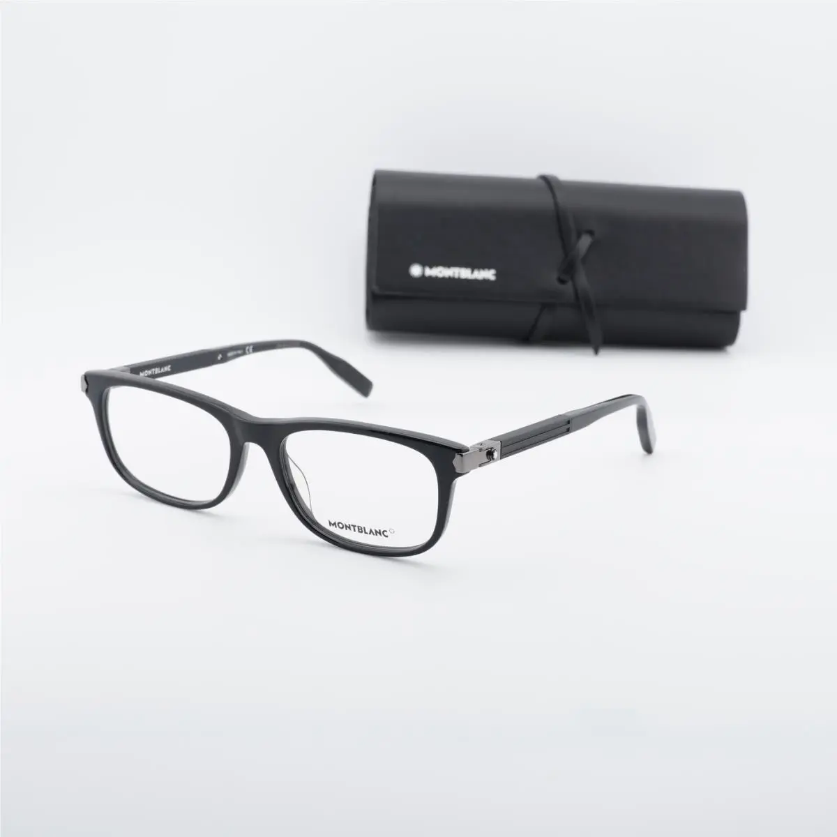 MB0036O 005 Shiny Black 56mm Eyeglasses by Montblanc