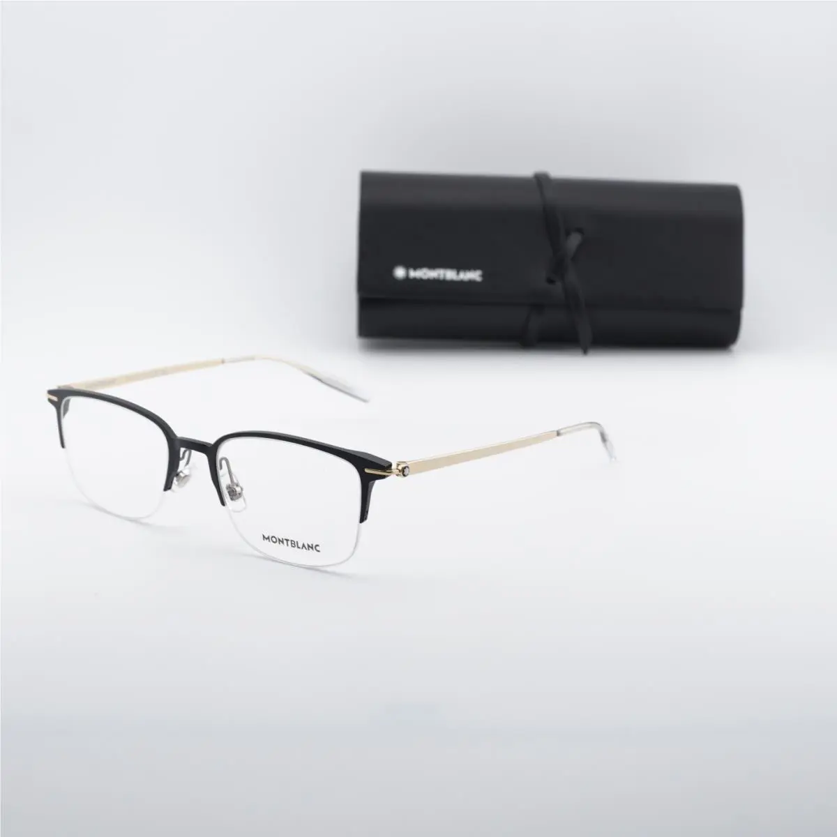 Montblanc MB0234OK 003 Black/gold 52mm Eyeglasses