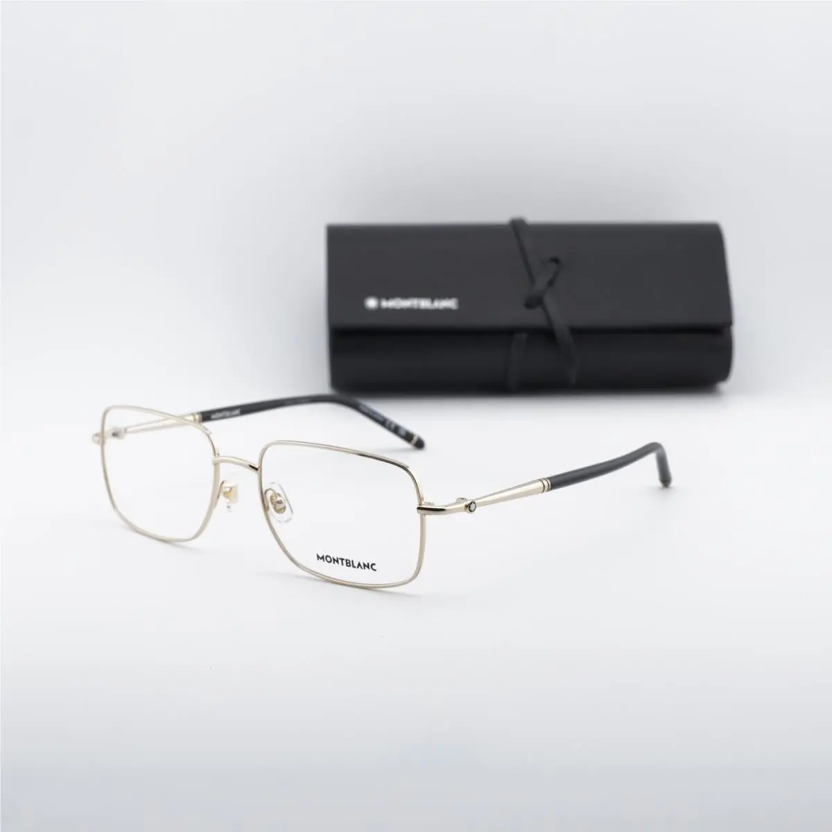MB0072O 003 Gold 55mm Eyeglasses by Montblanc