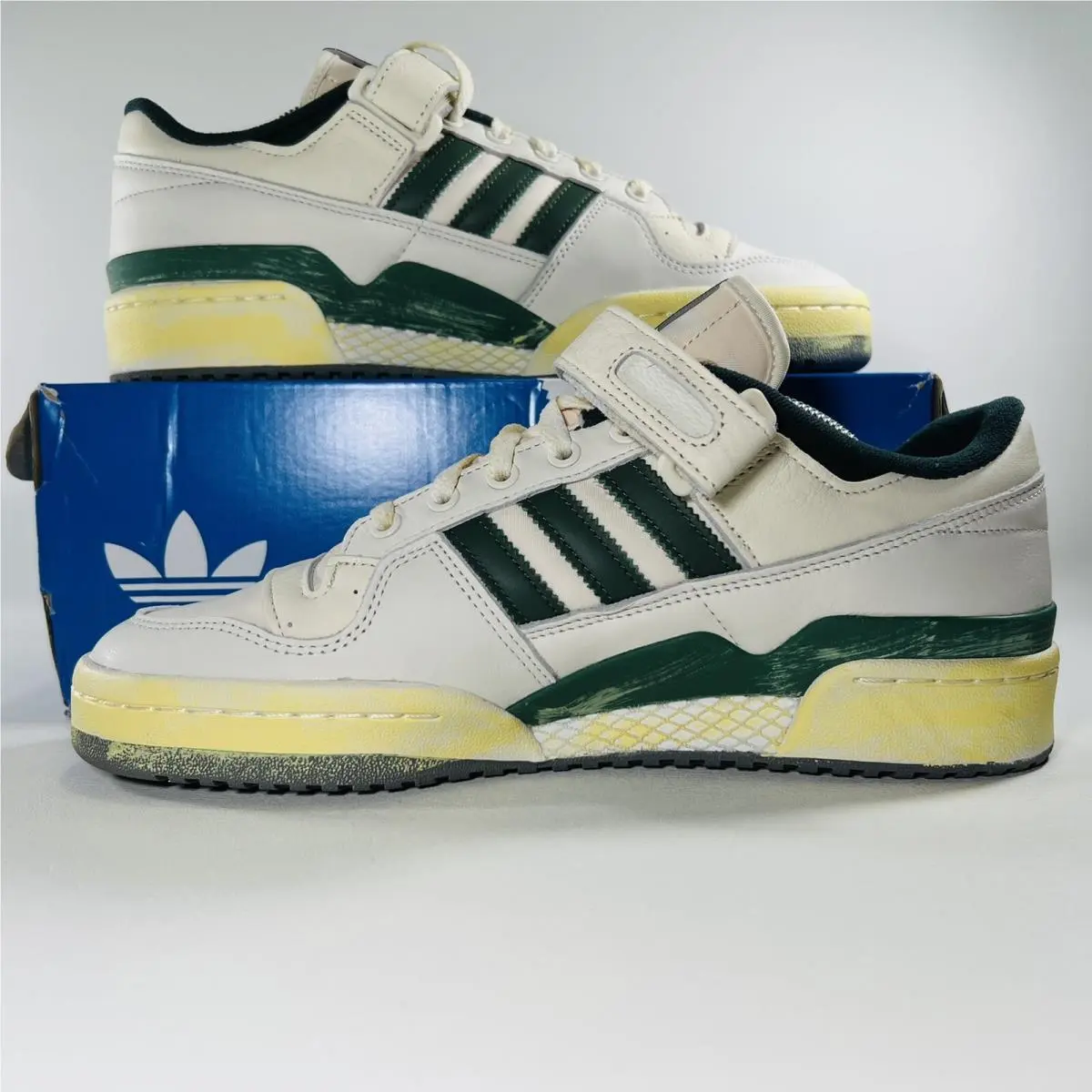 Adidas shoes - adidas Forum 84 Low - Forum Low - HR0558 - Off White / Green Oxide / Cloud White 0