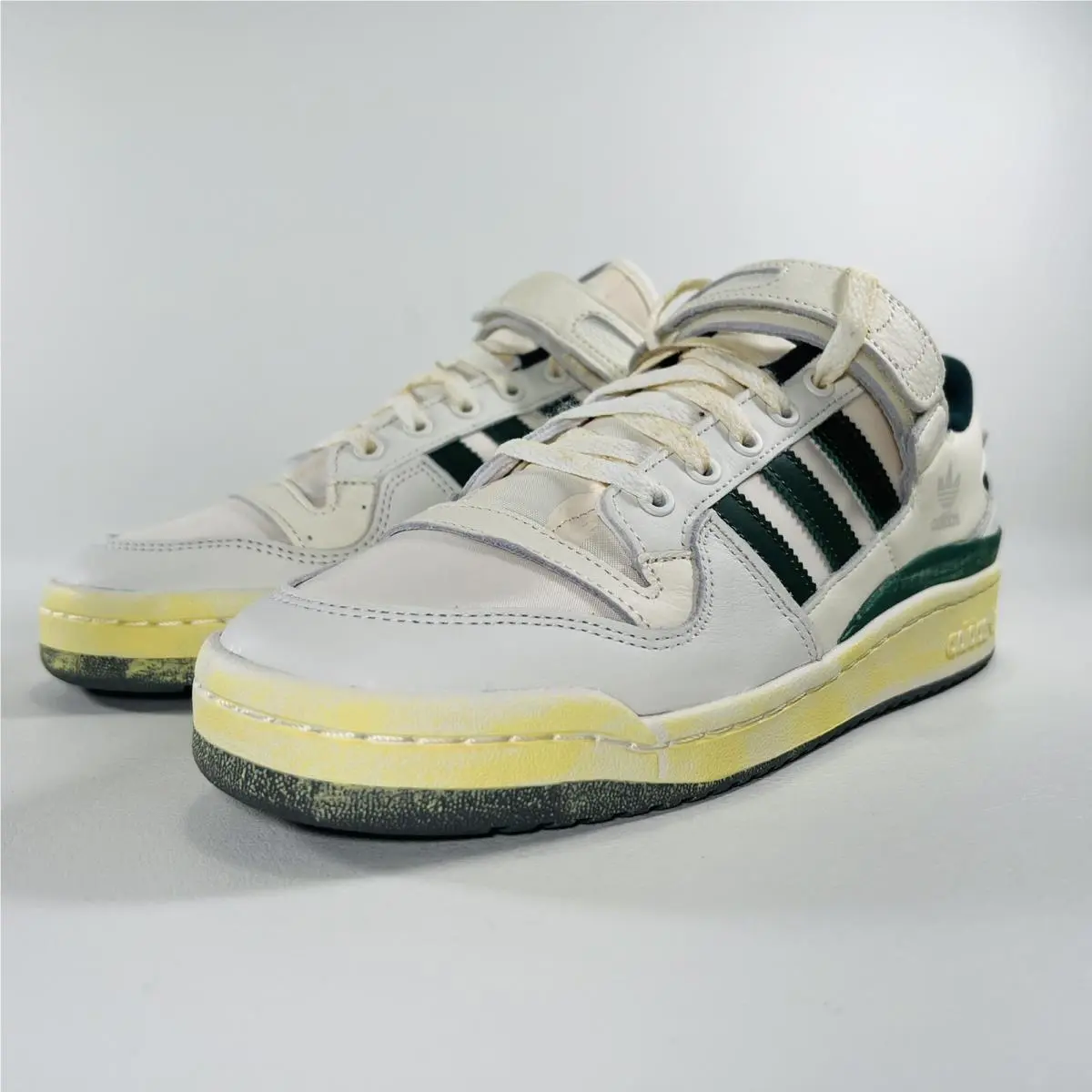 Adidas shoes - adidas Forum 84 Low - Forum Low - HR0558 - Off White / Green Oxide / Cloud White 4