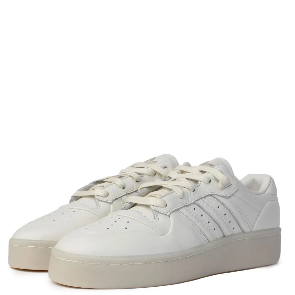 Adidas Rivalry Lux Low IF7184 Sneakers Men`s 9.5 White Platform Shoes HAWK793