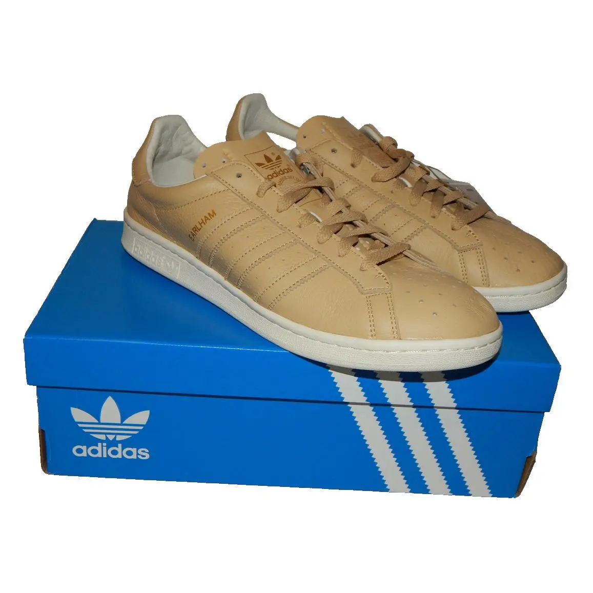 Adidas Originals Earlham Mens Shoes HO1807 Beige-gold Size 9.5 or 10 Leather
