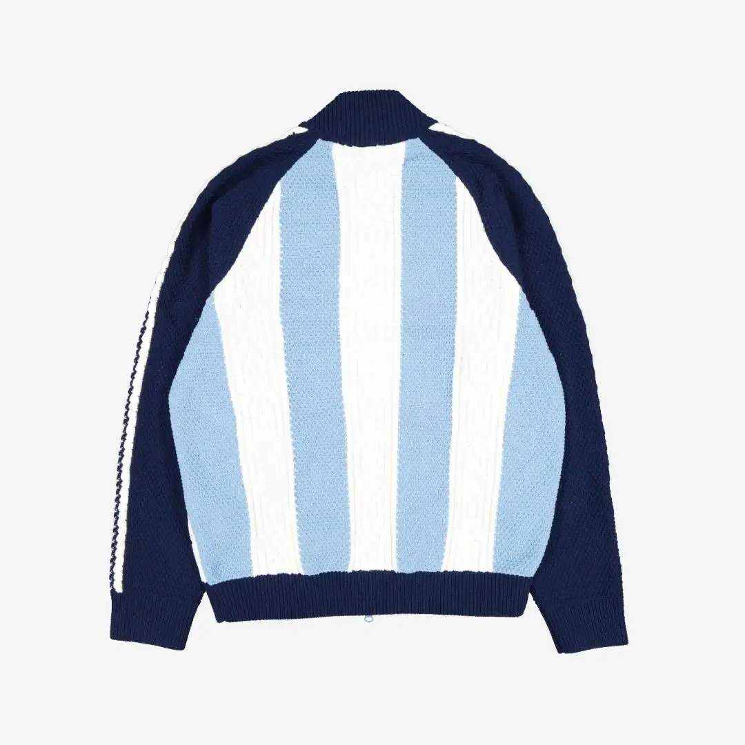 Adidas clothing - ADIDAS ORIGINALS ARCHIVE CUTLINE KNIT TRACK TOP - KS7803 - Blue 8