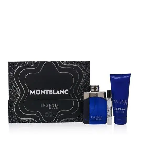 CS Montblanc Legend Blue by Mont Blanc 3 Piece Gift Set For Men