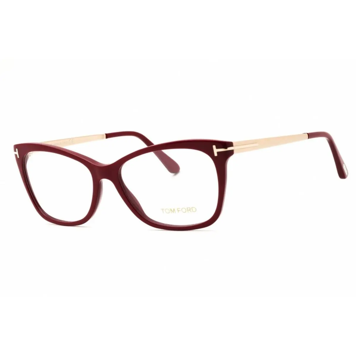 Women`s Eyeglasses Shiny Bordeaux Acetate Full Rim Frame FT5353 069 by Tom Ford