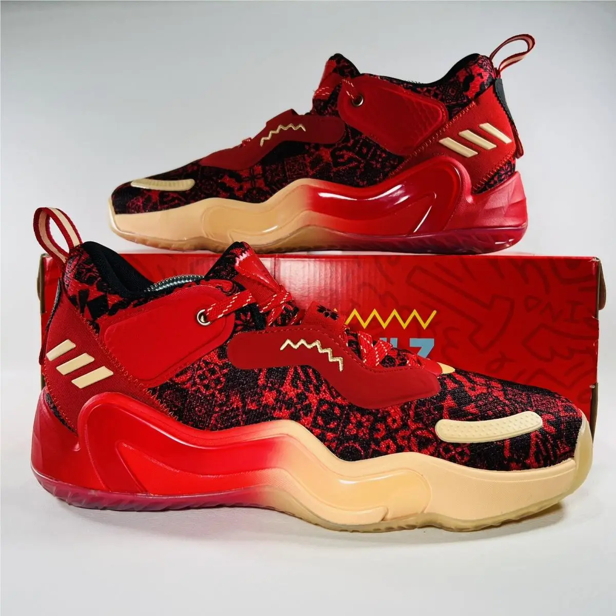 Adidas shoes - adidas D.O.N. Issue #3 - Issue - GY0328 - Scarlet / Pulse Amber / Core Black 11