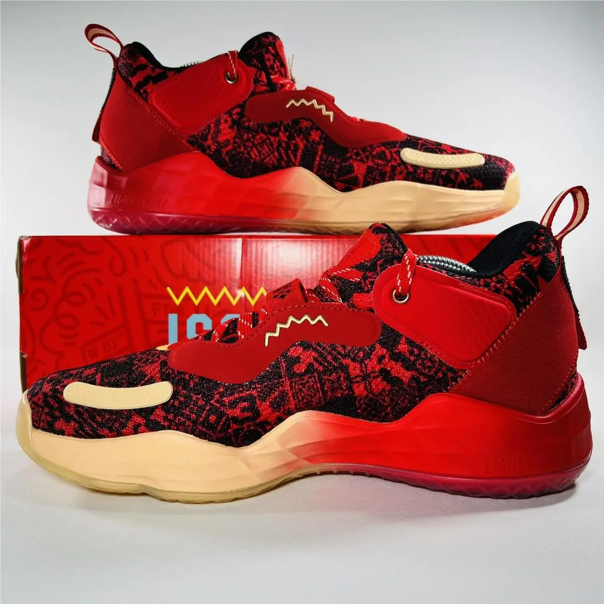Adidas shoes - adidas D.O.N. Issue #3 - Issue - GY0328 - Scarlet / Pulse Amber / Core Black 12
