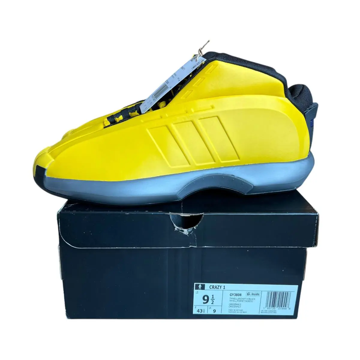Adidas shoes - adidas Crazy 1 - Crazy - Yellow 0