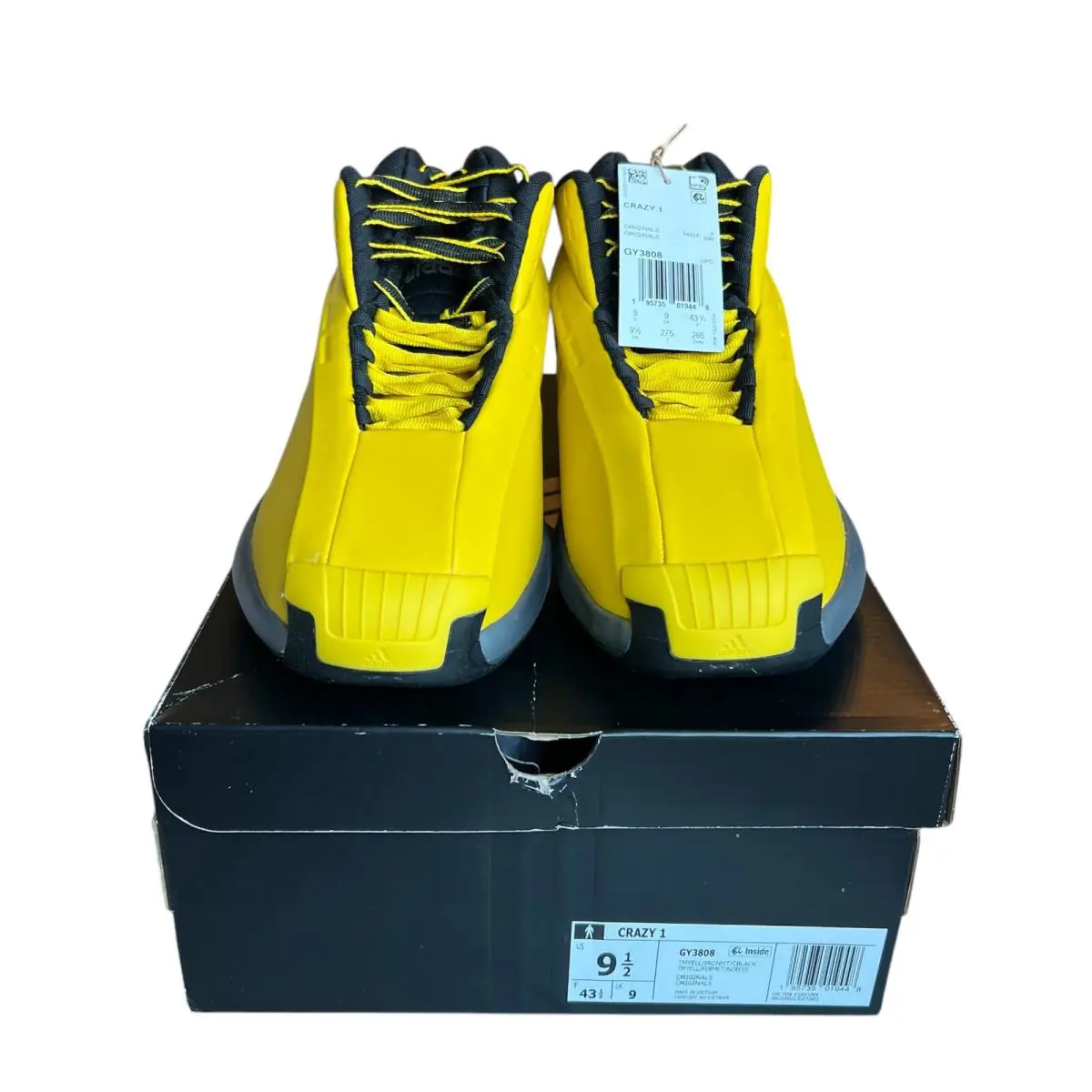 Adidas shoes - adidas Crazy 1 - Crazy - Yellow 1