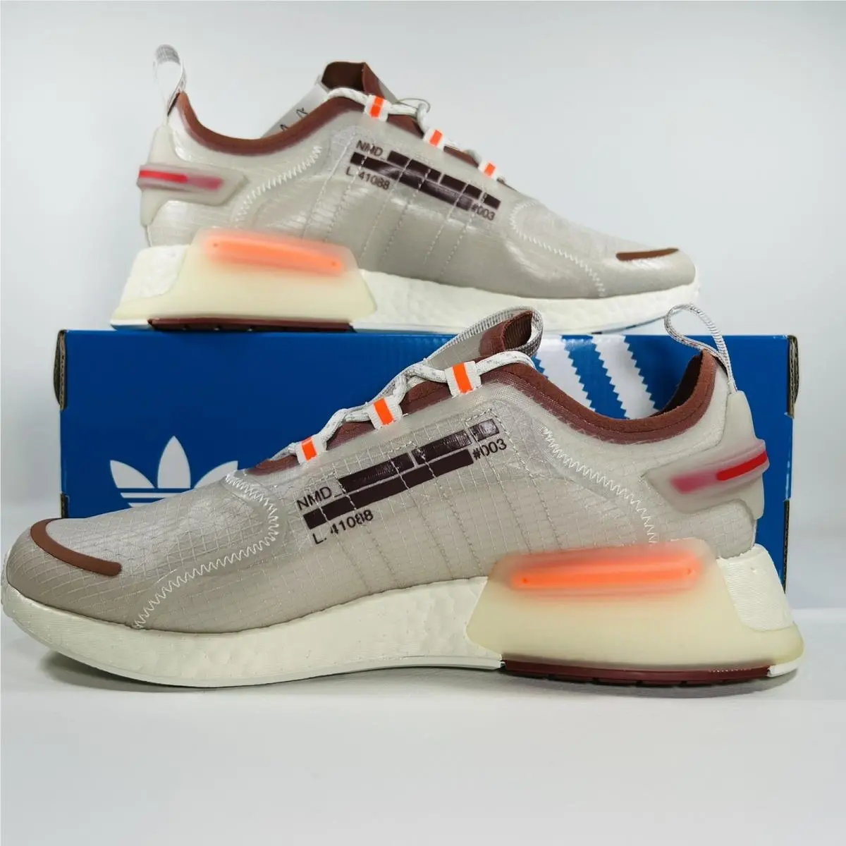 Adidas shoes - adidas NMD V3 - NMD - GW3057 - Bliss / Wild Sepia / Off White 0