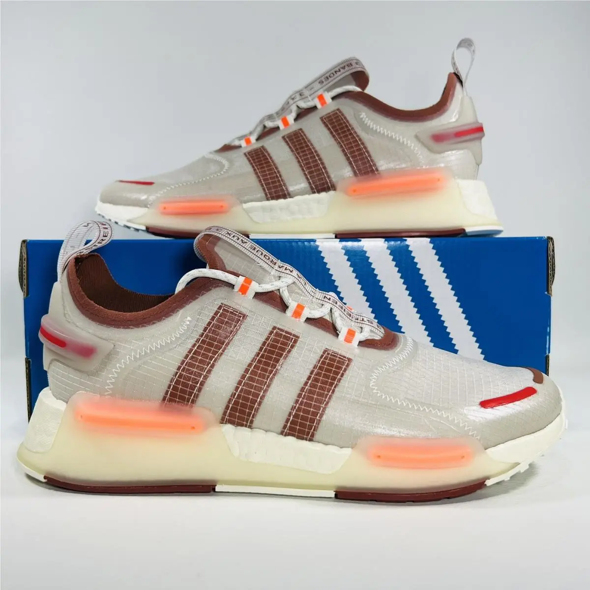 Adidas shoes - adidas NMD V3 - NMD - GW3057 - Bliss / Wild Sepia / Off White 11
