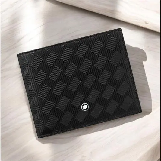 Montblanc Extreme 3.0 Blk Leather Wallet 6CC Bifold Card Holder Men Preorder