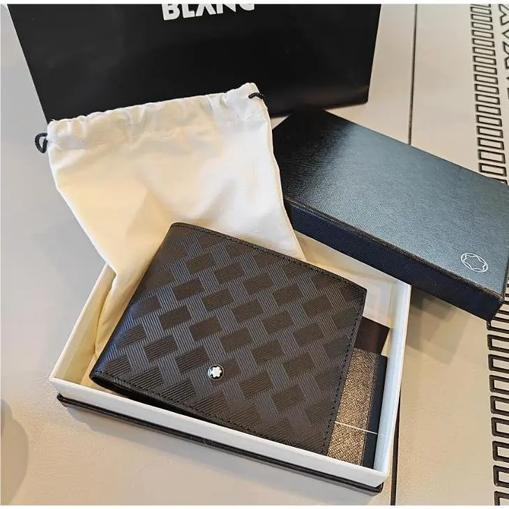 Montblanc Wallet Black Leather Extreme 3.0 6CC Bifold Card Holder Preorder