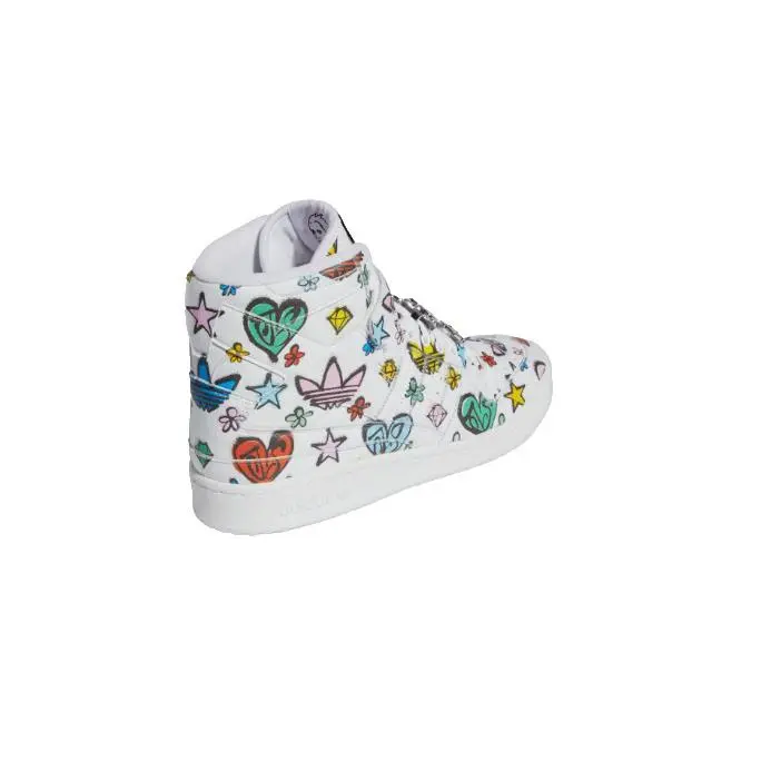 Adidas shoes - Forum 84 HI - Forum - HQ1128 - Cloud White/Multi 1