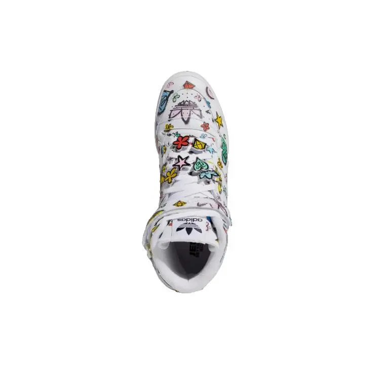 Adidas shoes - Forum 84 HI - Forum - HQ1128 - Cloud White/Multi 2