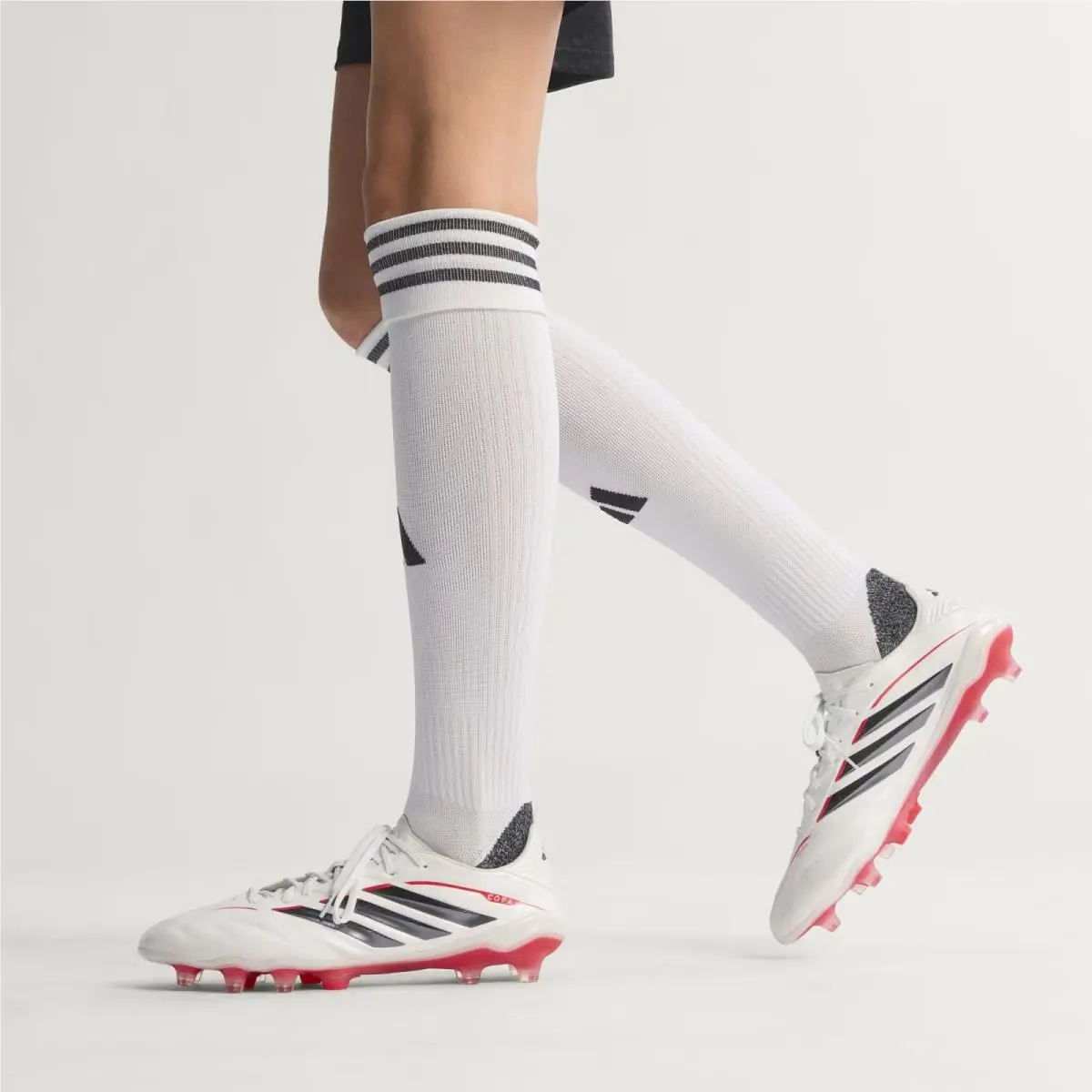 Adidas shoes - adidas COPA PURE 4 ELITE FG - JQ0396 - Zero Metallic/Core Black/Lucid Red 3