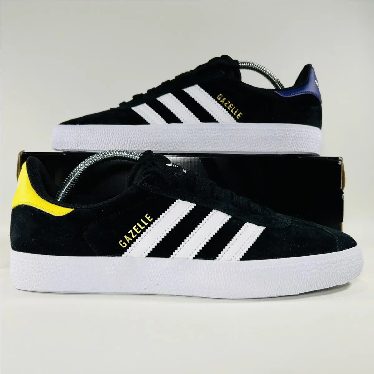 Adidas Originals Gazelle Adv Men Skateboarding Shoes Athletic Sneakers Black