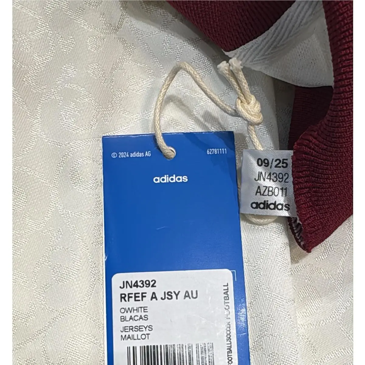 Adidas clothing - Adidas Spain 2026 Away Authentic Jersey - JN4392 Player Version - JN4392 - White 12