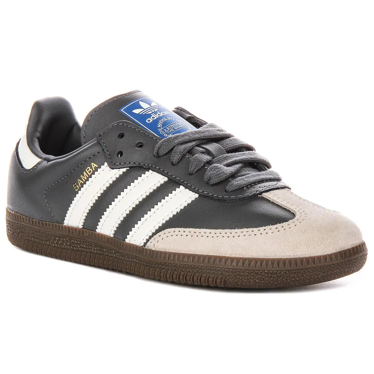 Adidas Samba Og 3-Stripes Retro 70S Suede Womens Sneakers In Grey US 4 - 7